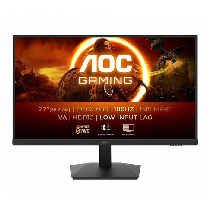 AOC C27G4ZXU 27’’ Curved 1500R VA WLED 1920x1080@280Hz 1ms GtG 0.3msMPRT 300cd m/2 4000:1 80M:1 DCR Adaptive Sync
