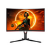 AOC CQ27G3SU/BK 27inch QHD VA 165Hz 4ms 300cd/m2 HDMIx2 DP USB 3.2x4 - Потребителски монитори<<<Дисплеи<<<Аудио Видео