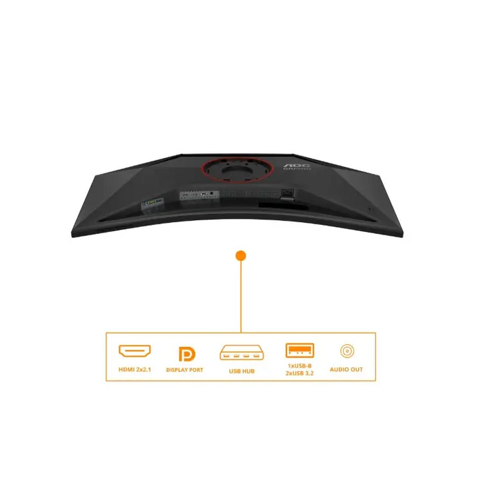 AOC CU34G4Z 34’’ Curved 1500R VA WLED 3440x1440@240Hz 1ms GtG 0.3ms MPRT 450cd m/2 2500:1 80M:1 DCR Adaptive Sync