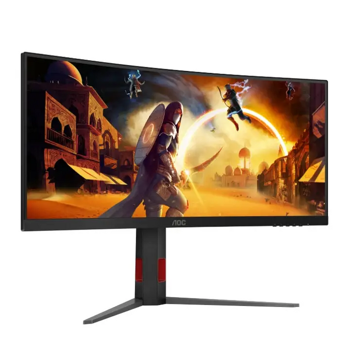 AOC CU34G4Z 34’’ Curved 1500R VA WLED 3440x1440@240Hz 1ms GtG 0.3ms MPRT 450cd m/2 2500:1 80M:1 DCR Adaptive Sync