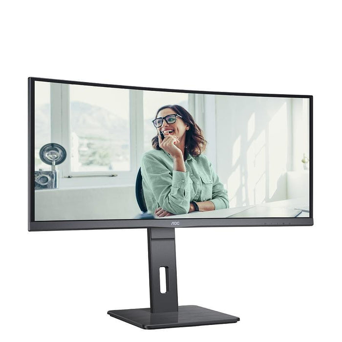 AOC CU34P3CV 34’’ VA WLED Curved 1500R 3440x1440@100Hz 4ms GtG 1ms MPRT 300cd m/2 DCR 3000:1 50M:1 AdaptiveSync