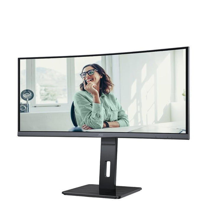 AOC CU34P3CV 34’’ VA WLED Curved 1500R 3440x1440@100Hz 4ms GtG 1ms MPRT 300cd m/2 DCR 3000:1 50M:1 AdaptiveSync