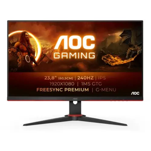 AOC G2 24G2ZE/BK LED display 60.5 cm (23.8’’) 1920 x 1080 pixels Full HD Black Red - Потребителски