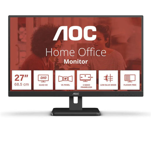 AOC Q27E3UAM computer monitor 68.6 cm (27’’) 2560 x 1440 pixels Quad HD Black - Потребителски