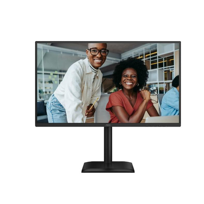 AOC 27E4U, 27" IPS WLED, 1920x1080@120Hz, 4ms GtG, 300cd m/2, 1500:1, 20M:1 DCR, Adaptive Sync, FlickerFree, Anti Blue Light, 2Wx2, Tilt, Height Adjust, Pivot, Swivel, D-SUB, HDMI, USB Hub