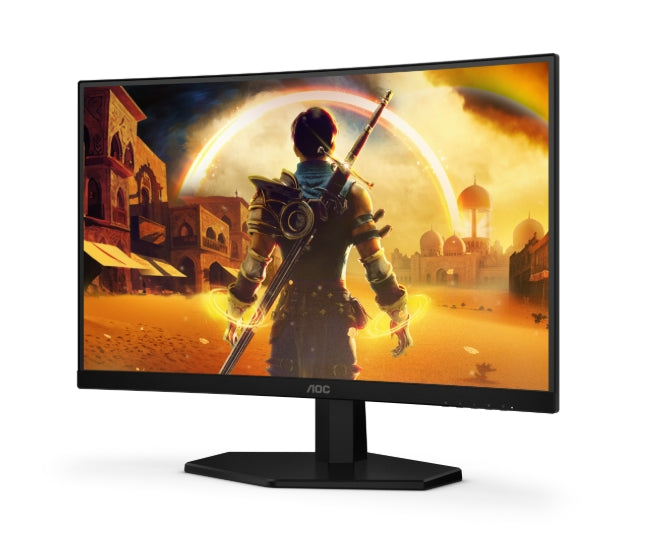 AOC C24G42E, 23.6" VA Curved 1500R, WLED, 1020x1080@180Hz, 4ms GtG, 0.5ms MPRT, 250cd m/2, 3000:1, 80M:1 DCR, Adaptive Sync, FlickerFree, Low Blue Light, 2Wx2, Tilt, 2xHDMI, DP