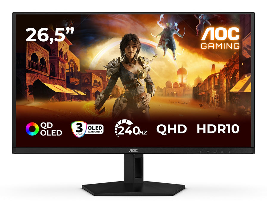 AOC Q27G41ZDF 27inch QD-OLED 240Hz 0.3ms 400cd/m2 HDMI 2.0 DP1.4
