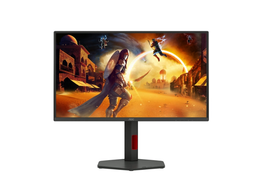 AOC Q25G4SR, 24.5" IPS WLED, 2560x1440@300Hz, 1ms GtG, 0.3ms MPRT, 400cd m/2, 1000:1, 80M:1, Adaptive Sync, FlickerFree, Low Blue Light, 2Wx2, Tilt, Height Adjust, Pivot, Swivel, 2xHDMI, DP
