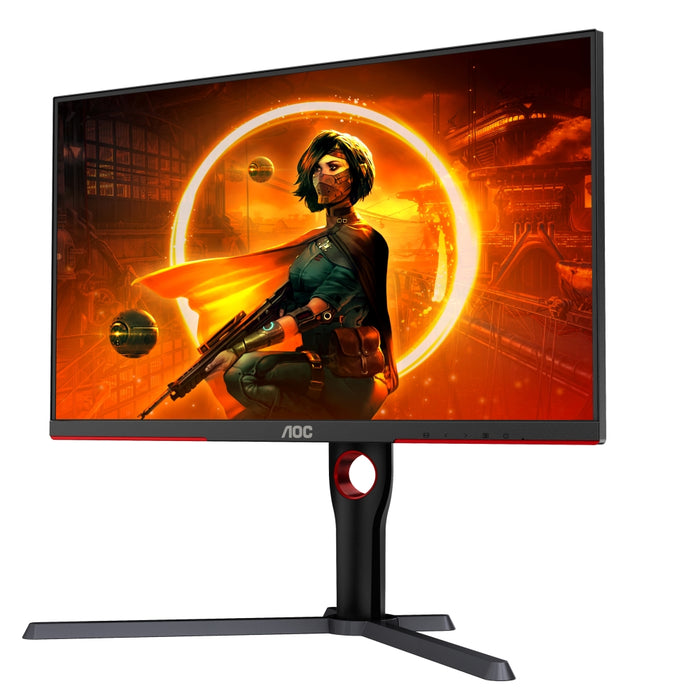 AOC Q27G3XMN/BK, 27" VA Backlight type MiniLED, 2560x1440@180Hz, 1ms GtG, 1000cd/m2, 3000:1, DCR 80M:1, Adaptive Sync, FlickerFree, Low Blue Light, Tilt, Height Adjust, Pivot, Swivel, 2xHDMI, DP