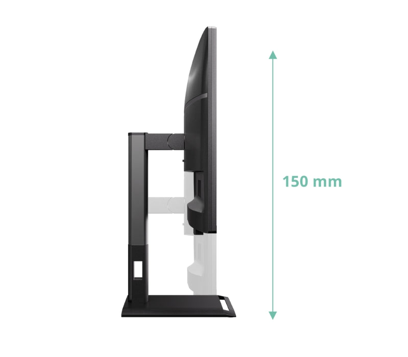 Monitor AOC Q27P4U, 27" IPS WLED, 2560x1440@120Hz, 4ms GtG, 350cd m2, 1500:1, DCR 50M:1, Adaptive Sy