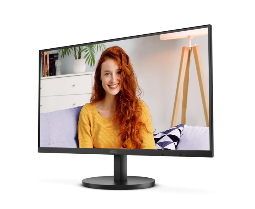 AOC U27B3A, 27" IPS WLED, 3840x2160@60Hz, 4ms GtG, 350cd m/2, 1000:1, DCR 20M:1, Adaptive Sync, FlickerFree, Low Blue Light, 2Wx2, Tilt, 2xHDMI, DP