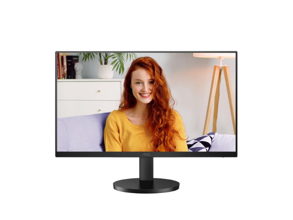 AOC U27B3AF, 27" IPS WLED, 3840x2160@60Hz, 4ms GtG, 300cd m/2, 1000:1, 50M:1 DCR, Adaptive Sync, FlickerFree, Blue Light Tech. Soft., 2Wx2, Tilt, Height Adjust, 2xHDMI, DP