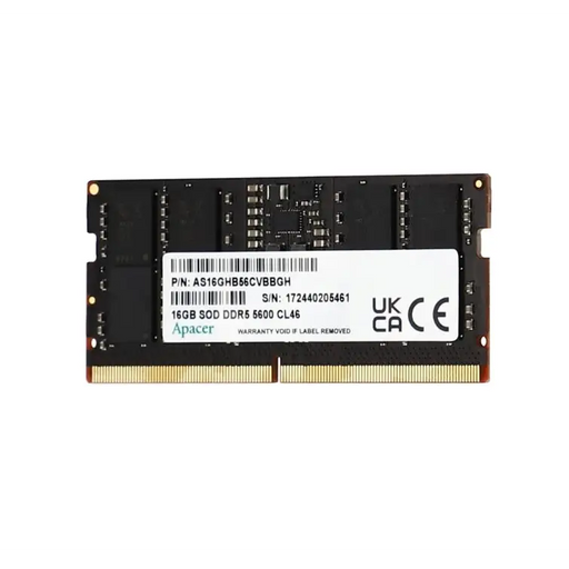 Apacer 16GB Notebook Memory - DDR5 SODIMM 5600Hz - Памети за преносими компютри<<<APACER памети и
