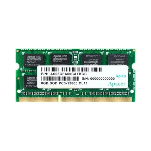 Apacer 8GB Notebook Memory - DDR3 SODIMM PC12800 512x8 @ 1600MHz - Памети за преносими компютри<<<APACER памети и