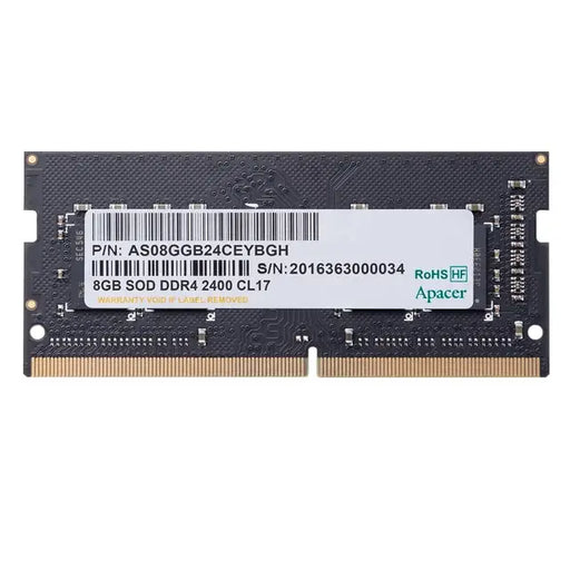 Apacer 8GB Notebook Memory - DDR4 SODIMM 2666 MHz - Памети за преносими компютри<<<APACER памети и