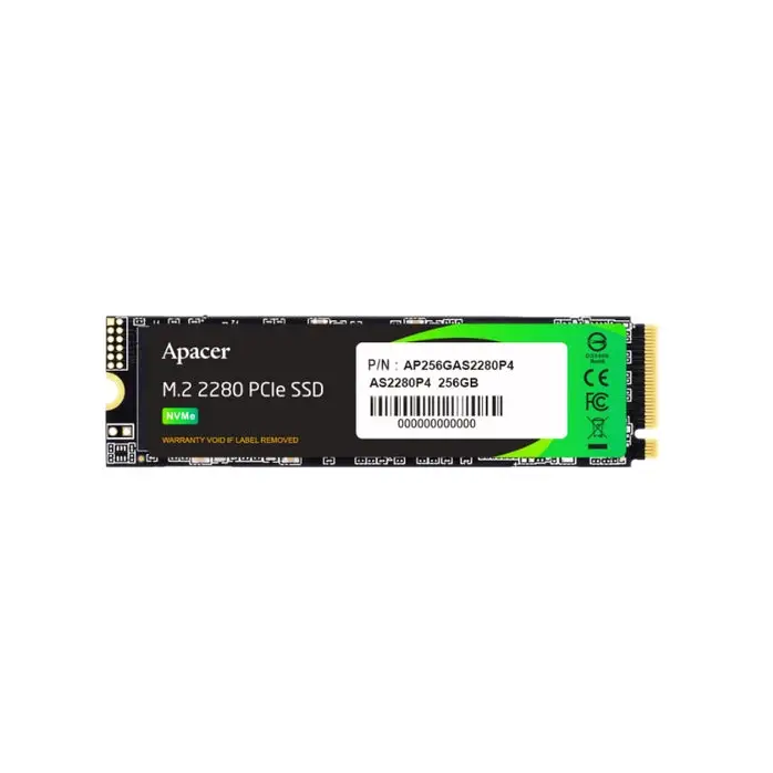 Apacer AS2280P4 M.2 PCIe 256GB Standard (Single) - Вътрешни SSD<<<APACER памети и аксесоари<<<APACER<<<PolyComp