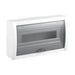 APARTMENT PANEL SURFACE MOUNTING 18 MODULES VIKO BY PANASONIC WITH TRANSPARENT DOOR - Електроапаратура и
