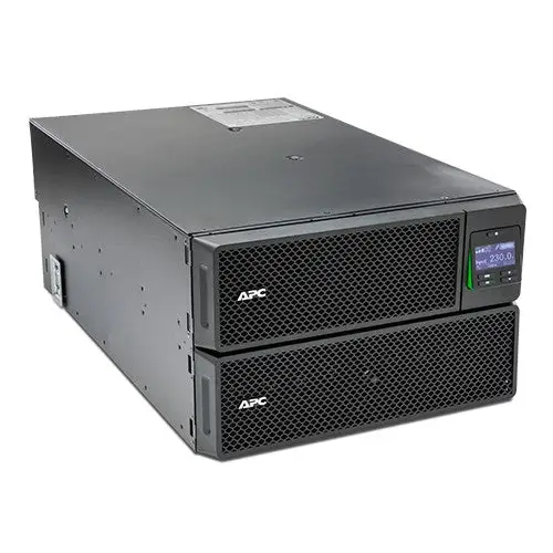 APC Smart-UPS On-Line SRT8KRMXLI - 8kW/VA 6x C13 + 4x C19 + hardwire 1phase output rack mountable Embedded NMC - Online