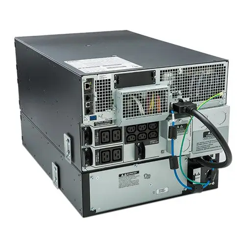 APC Smart-UPS On-Line SRT8KRMXLI - 8kW/VA 6x C13 + 4x C19 + hardwire 1phase output rack mountable Embedded NMC - Online