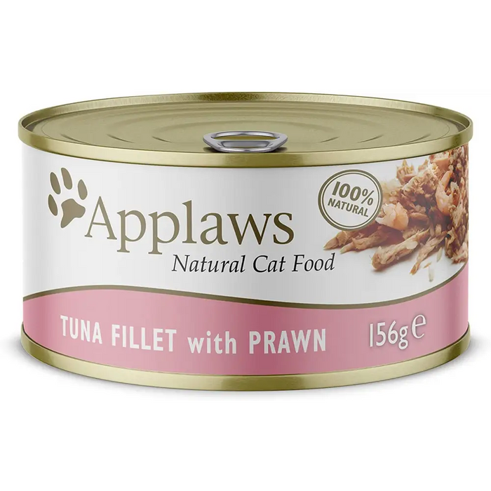 APPLAWS Natural Cat Food Tuna fillet with prawn - wet cat food - 156g - Wet foodDLK-KAM<<<For the catDLK<<<ActionPL