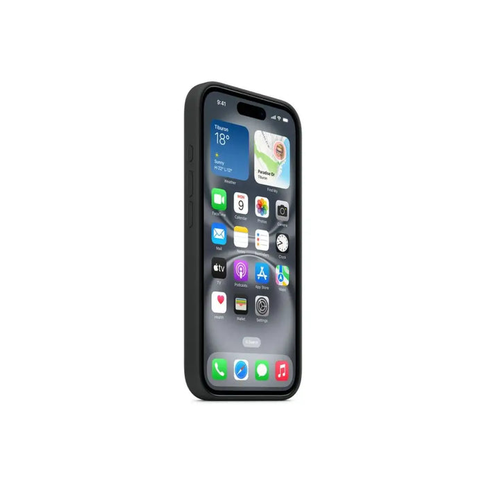 Apple iPhone 16 Plus Silicone Case with MagSafe - Black - Accessories<<<APPLE iPhone<<<APPLE<<<PolyComp