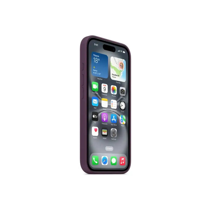 Apple iPhone 16 Silicone Case with MagSafe - Plum - Accessories<<<APPLE iPhone<<<APPLE<<<PolyComp