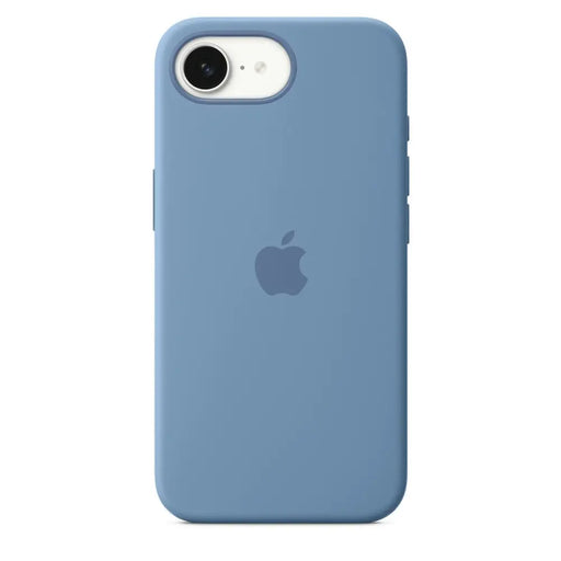 APPLE iPhone 16e Silicone Case Winter Blue - Калъфи и чанти<<<Аксесоари за смартфони<<<Телеком и Преносими