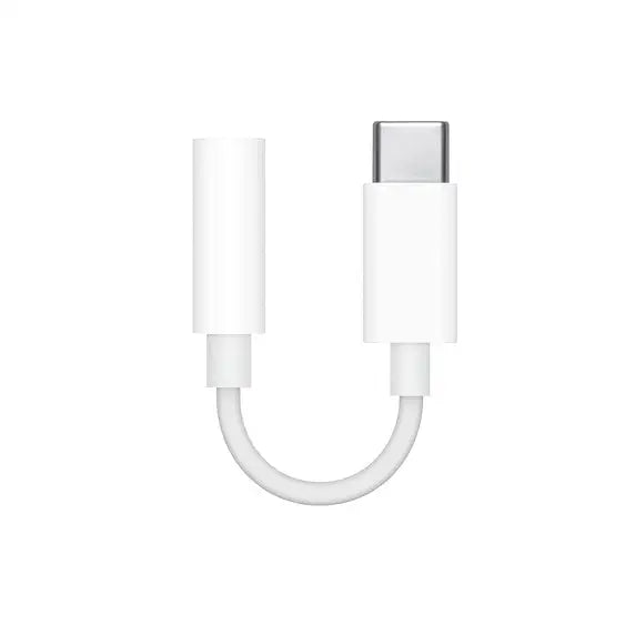 Apple MU7E2ZM/A USB-C audio adapter - 3.5 mm mini jack - white - Адаптери<<<Компютърна периферия и