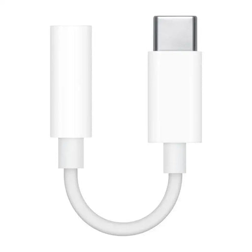Apple MU7E2ZM/A USB-C audio adapter - 3.5 mm mini jack - white - Адаптери<<<Компютърна периферия и