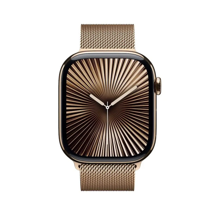 APPLE Watch S10 Cellular 46mm Gold Titanium Case with Gold Milanese Loop SM - Смарт часовници<<<Преносими