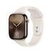 APPLE Watch S10 Cellular 46mm Gold Titanium Case with Starlight Sport Band ML - Смарт часовници<<<Преносими