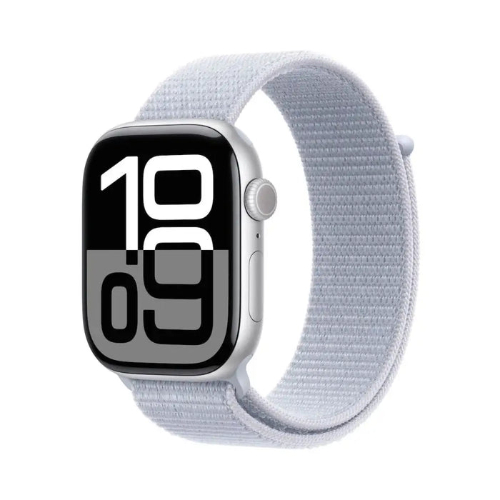 APPLE Watch S10 Cellular 46mm Silver Alu Case with Blue Cloud Sport Loop - Смарт часовници<<<Преносими