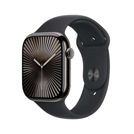 APPLE Watch S10 Cellular 46mm Slate Titanium Case with Black Sport Band SM - Смарт часовници<<<Преносими