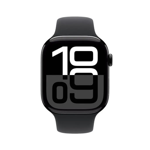 Apple Watch S10 GPS 46mm Jet Black Alu Case with Black Sport Band - S/M - Watch<<<APPLE