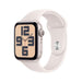 Apple Watch SE (2024) GPS 44mm Starlight Alu Case,Starlight Sport Strap M/L EU MXEU3 - Smart