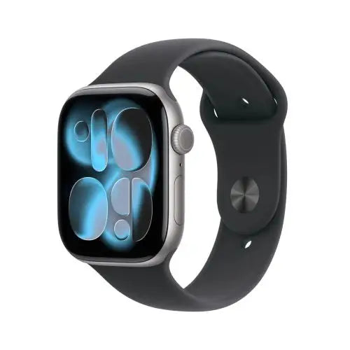 Apple Watch Series 11 (2025) GPS 46mm Space Gray Alu Case Black Sport Band M/L EU MEV44 - Smart