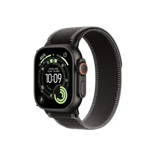 Apple Watch Ultra 3 (2025) GPS + Cellular 5G 49mm Black Titanium Case with Black/Charcoal Trail Loop S/M EU MF1D4