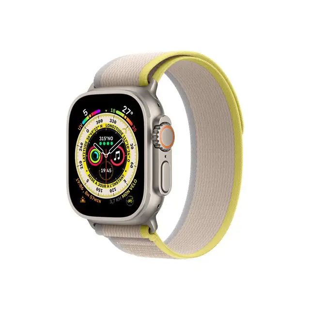 APPLE WATCH ULTRA 49mm TI YLW/B TL S/M - Смарт часовници<<<Преносими устройства<<<Телеком и Преносими устройства<<<ALSO