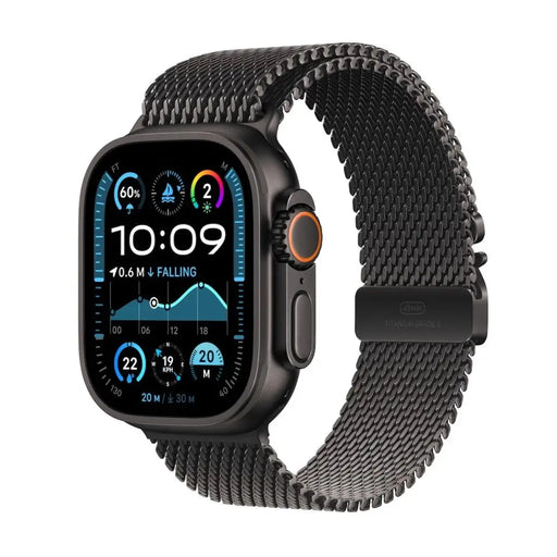 APPLE Watch Ultra2 v2 Cellular 49mm Black Titanium Case with Black Titanium Milanese Loop S - Смарт