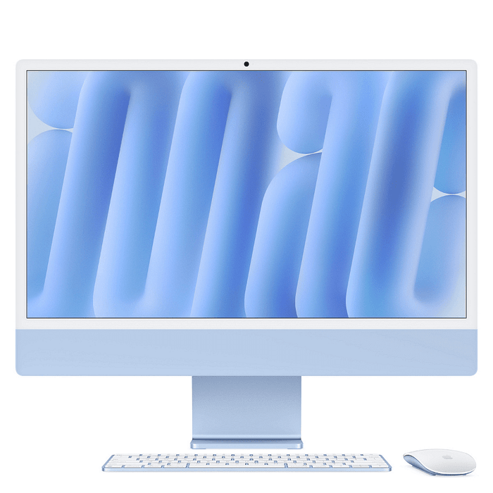 Computer Apple iMac 24" M4 512GB Blue mwv33 , 16 , 24.00 , 512 , Apple M4 10-Core , Apple M4 10-Core GPU , Mac OS
