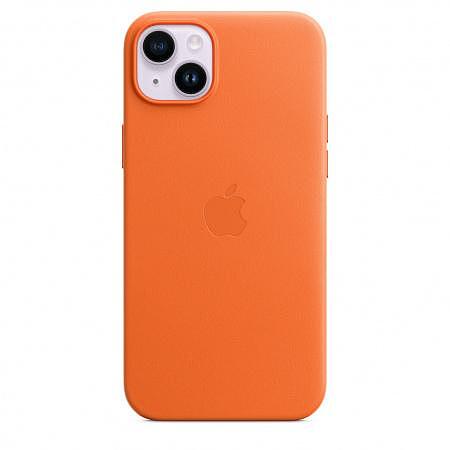 Case Apple iPhone 14 Plus Leather Orange mppf3