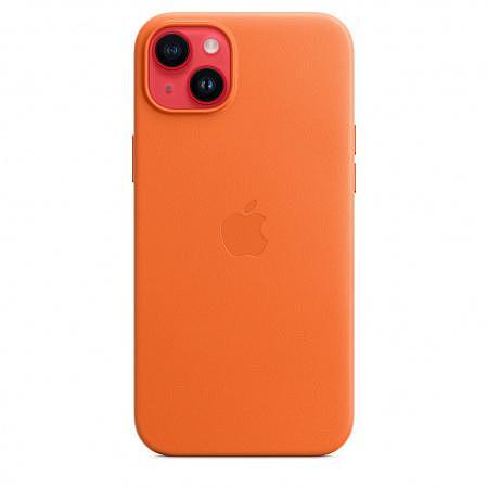 Case Apple iPhone 14 Plus Leather Orange mppf3