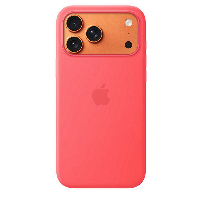 Case Apple iPhone 17 Pro Max Silicone MS Bright Guava mhw64