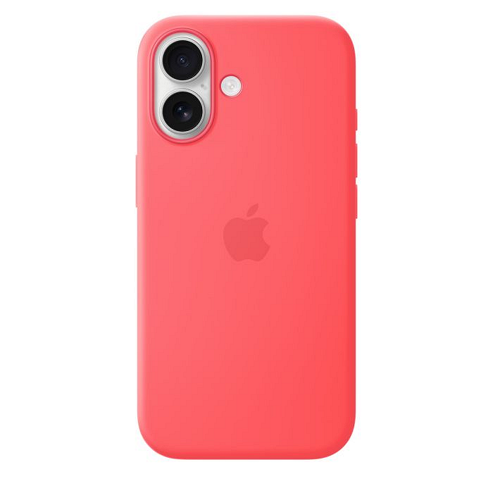 Apple iPhone 17 Silicone MagSafe Case - Bright Guava mhvq4