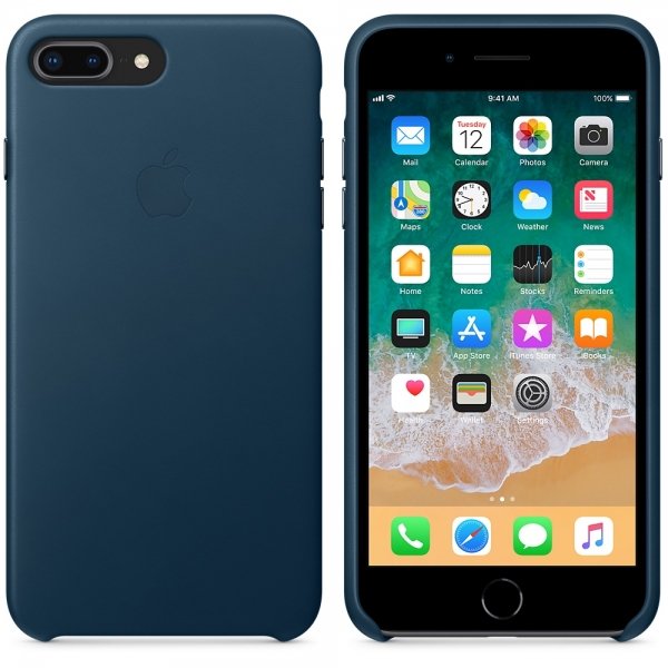 Case Apple IPHONE PLUS 8/7 LEATHER CASE - COSMOS BLUE MQHR2