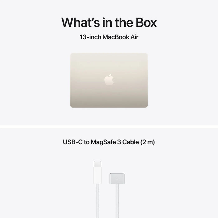 Laptop Apple MacBook Air 13" M5 1TB Starlight mdhd4 , 1000 , 13.60 , 24 , Apple M5 10 Core , Apple M5 10 Core GPU , Mac OS