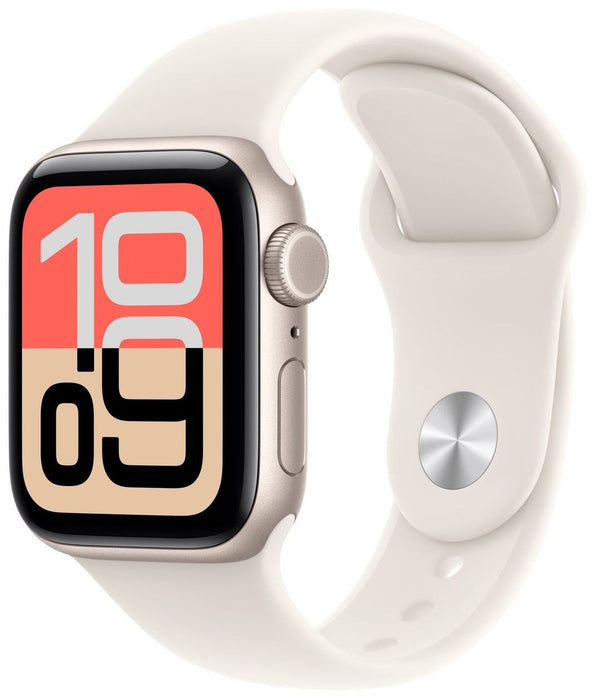 Apple Watch SE 3 (2025) GPS 40mm Starlight Alu Case, Starlight Sport Band S/M EU MEH34 - ONY BOX DAMAGE