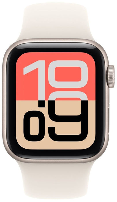 Apple Watch SE 3 (2025) GPS 40mm Starlight Alu Case, Starlight Sport Band S/M EU MEH34 - ONY BOX DAMAGE