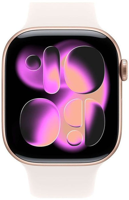 Smart watch Apple Watch 11 42mm Rose Gold/Light Band M/L meu44 , 1.80 , 64 , Apple S10 , Apple S10 SiP 64-bit Dual Core