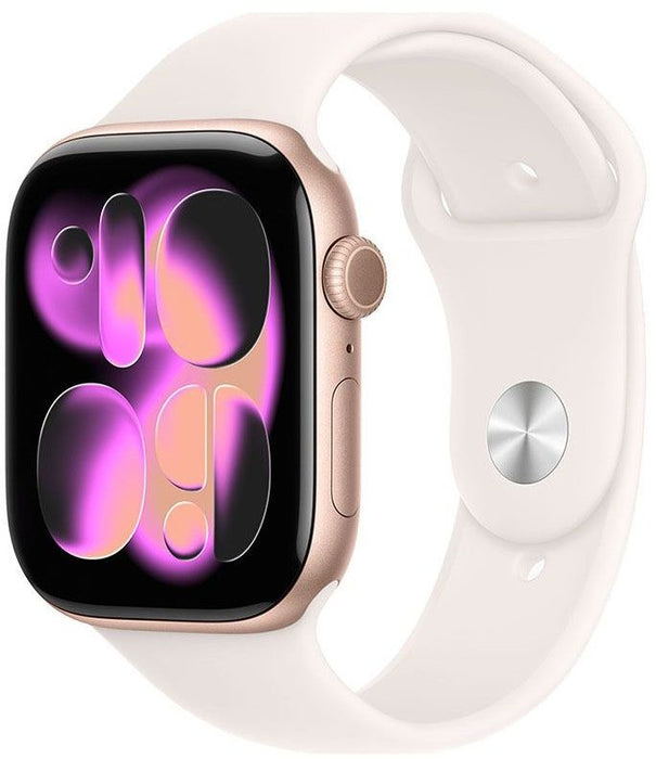 Smart watch Apple Watch 11 42mm Rose Gold/Light Band M/L meu44 , 1.80 , 64 , Apple S10 , Apple S10 SiP 64-bit Dual Core